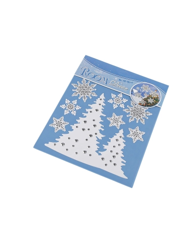 Vianočné samolepky plastické 3D - 1 kar. | Mimib