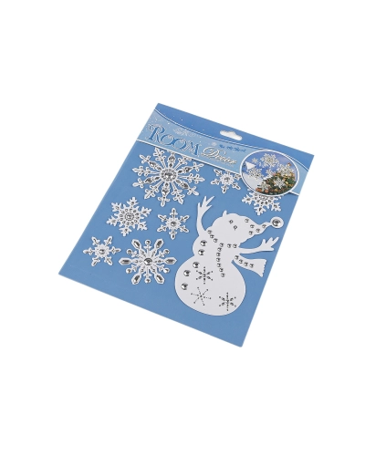 Vianočné samolepky plastické 3D - 1 kar. | Mimib