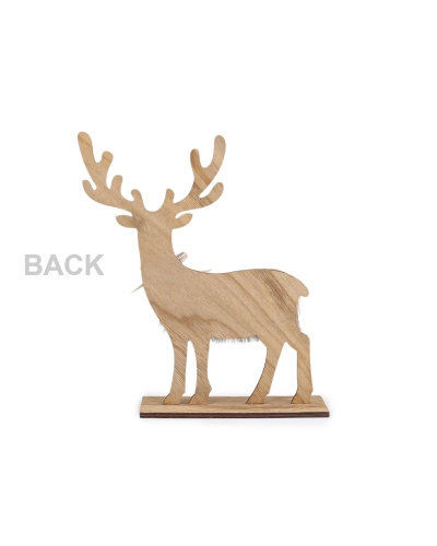 Drevený jeleň výška 30 cm - 1 ks | Mimib