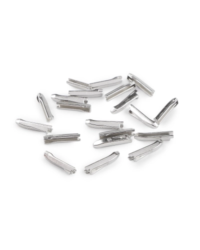 Spodná koncovka na opravu kovového dvojcestného zipsu - 10 sada | Mimib