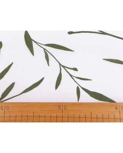 Bavlnená látka / plátno listy - 1 m | Mimib