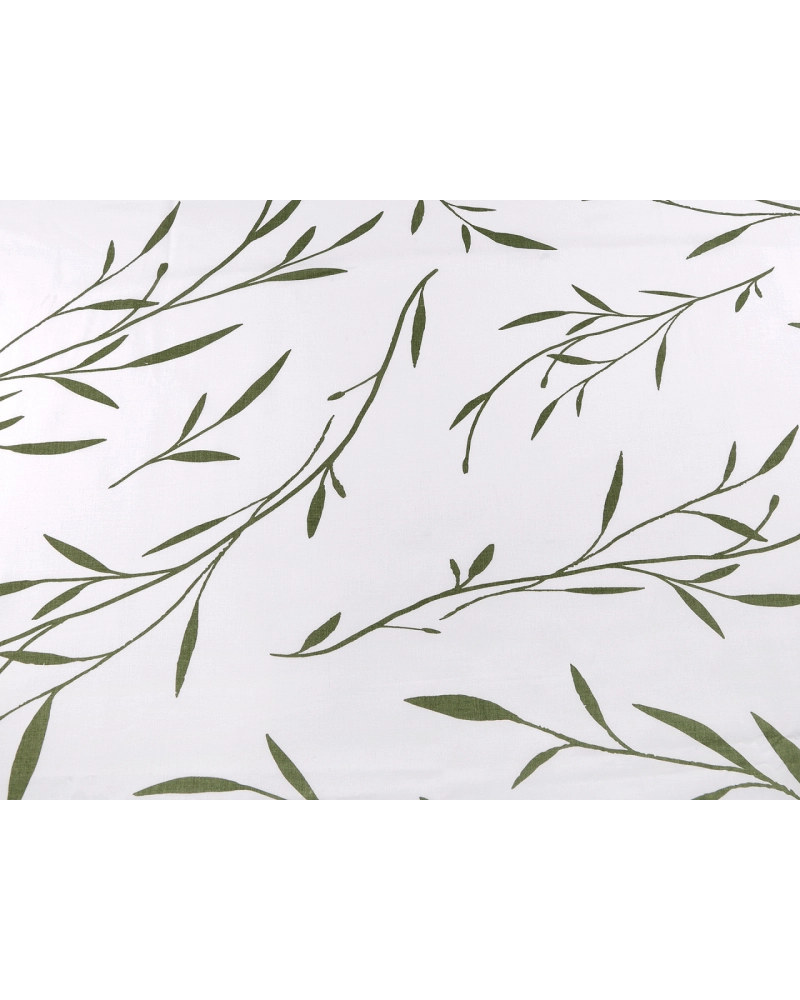 Bavlnená látka / plátno listy - 1 m | Mimib