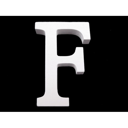 Dřevěná dekorace písmena abecedy | Mimib