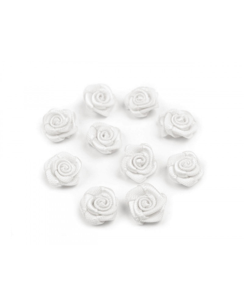 Saténová růže Ø10 mm | Mimib