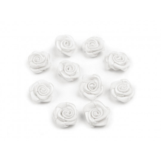 Saténová růže Ø10 mm | Mimib