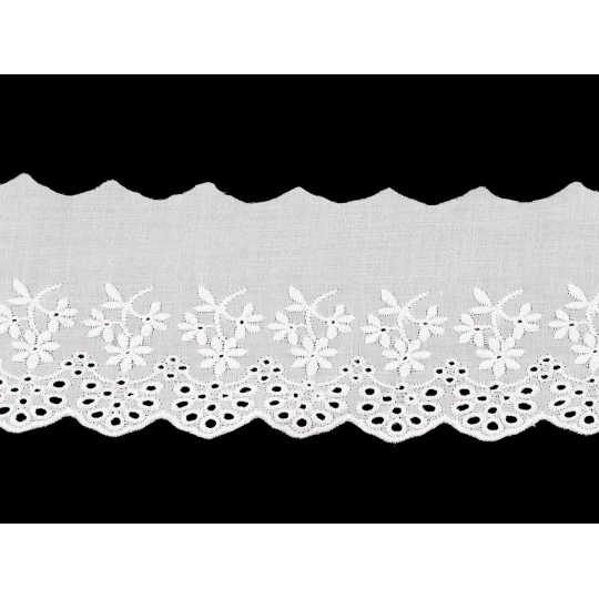 Bavlnená madeira - štykovanie šírka 80 mm - 13.5 m | Mimib