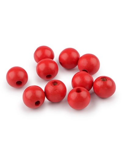 Drevené koráliky Ø16 mm - 10 ks | Mimib