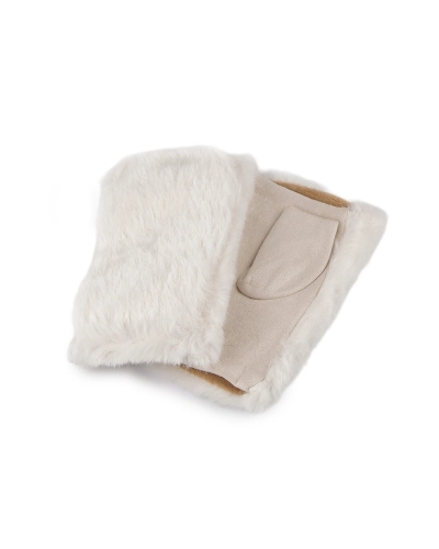 Dámske rukavice bezprsté s kožušinou - 1 pár | Mimib