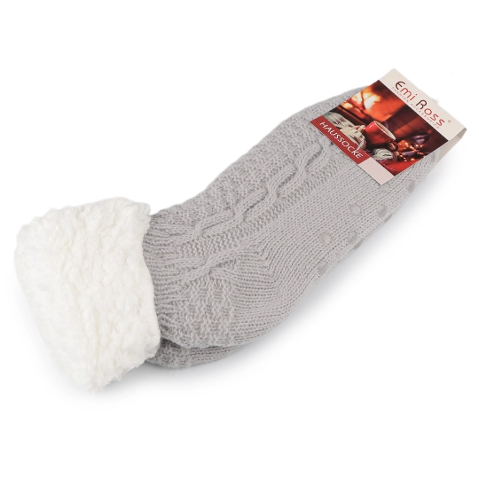 Ponožky zimné s protišmykom, krátke - 1 pár | Mimib