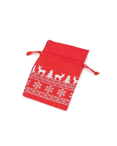 Vianočné darčekové vrecúško 10x15 cm - 1 ks | Mimib