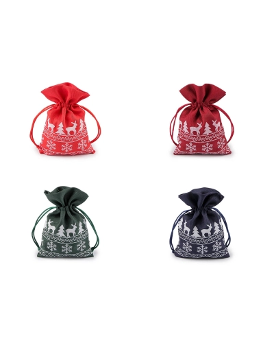 Vianočné darčekové vrecúško 10x15 cm - 1 ks | Mimib