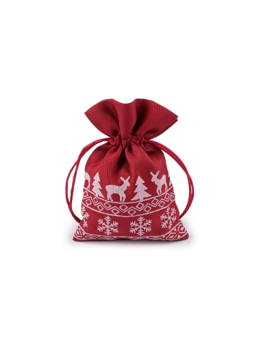 Vianočné darčekové vrecúško 10x15 cm - 1 ks | Mimib