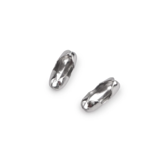 Spojka / koncovka na guličkovú retiazku z nerezovej ocele 3x7 mm - 50 ks | Mimib