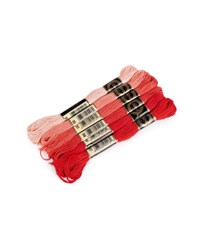 Priadza vyšívacia typ mouline AIRO sada odtieňov 6 ks/8 m - 6 ks | Mimib