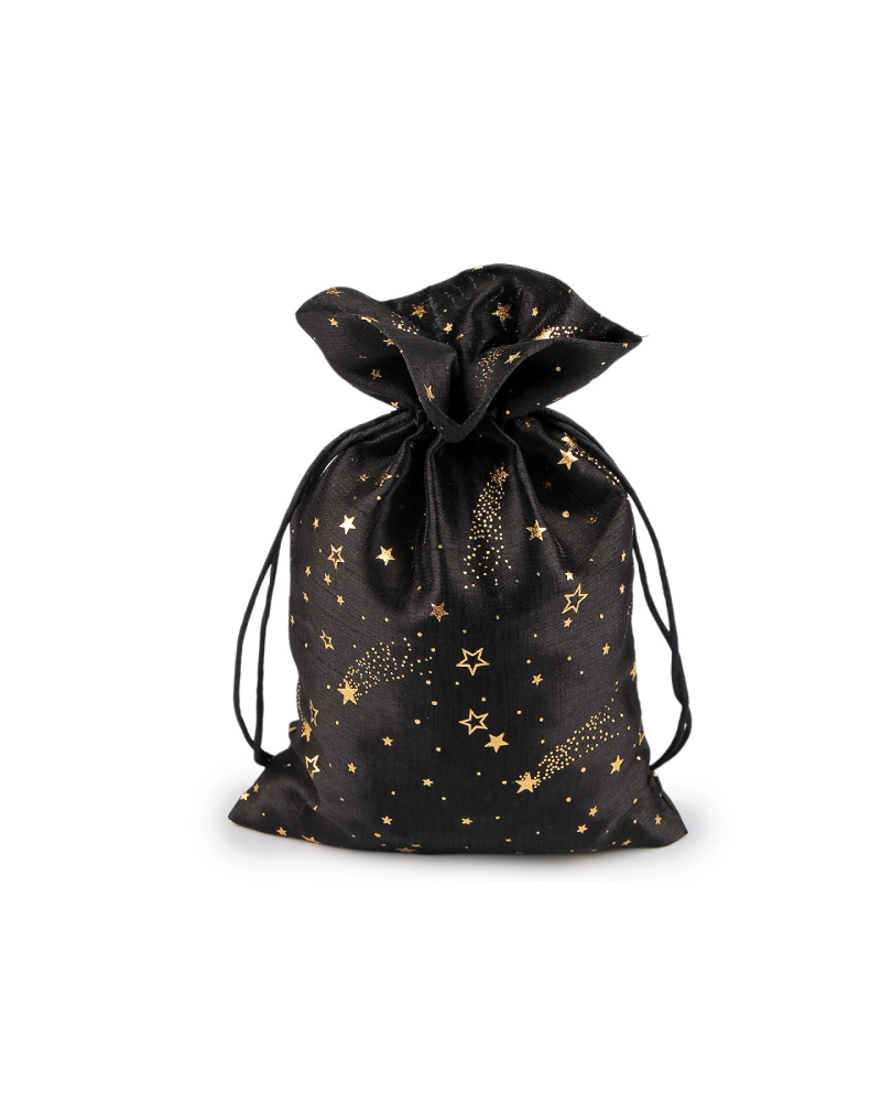 Vianočné darčekové vrecúško hviezdy 20x30 cm - 1 ks | Mimib