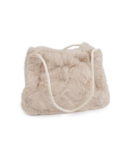 Kožušinová kabelka 28x19 cm - 1 ks | Mimib