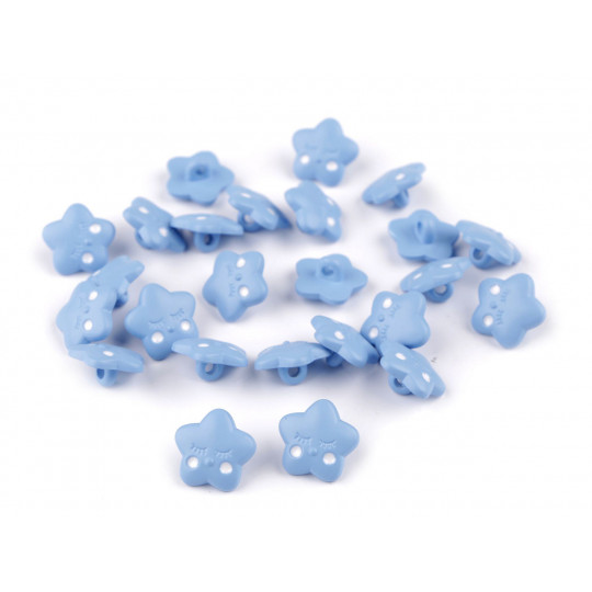 Knoflík dětský velikost 24" hvězda - 25 ks | Mimib