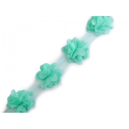 Prýmek květ na tylu šíře 60 mm | Mimib