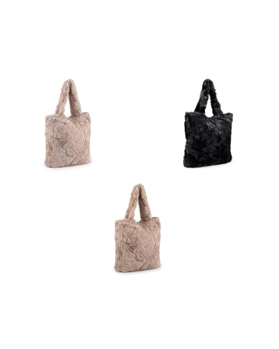 Kožušinová kabelka 36x37 cm - 1 ks | Mimib