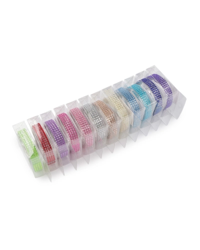 Samolepiaca borta s kamienkami šírka 12 mm - 1 ks | Mimib