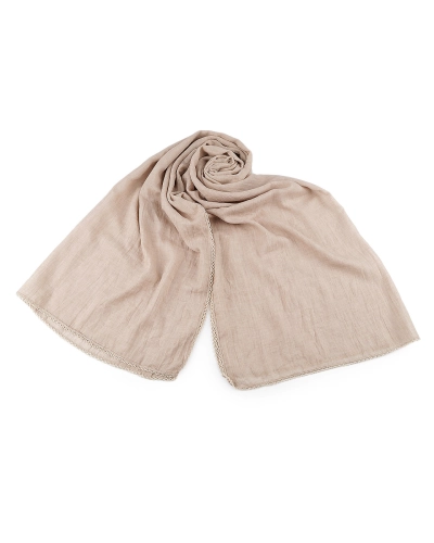 Letná šatka / šál s ozdobným lemom 70x160 cm - 1 ks | Mimib