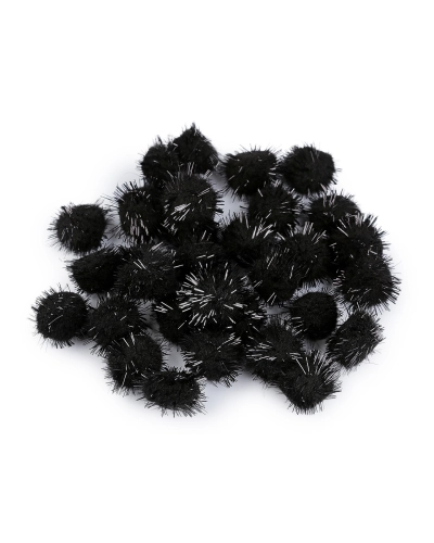 Bambulky s lurexom Ø20 mm - 1 sáčok | Mimib