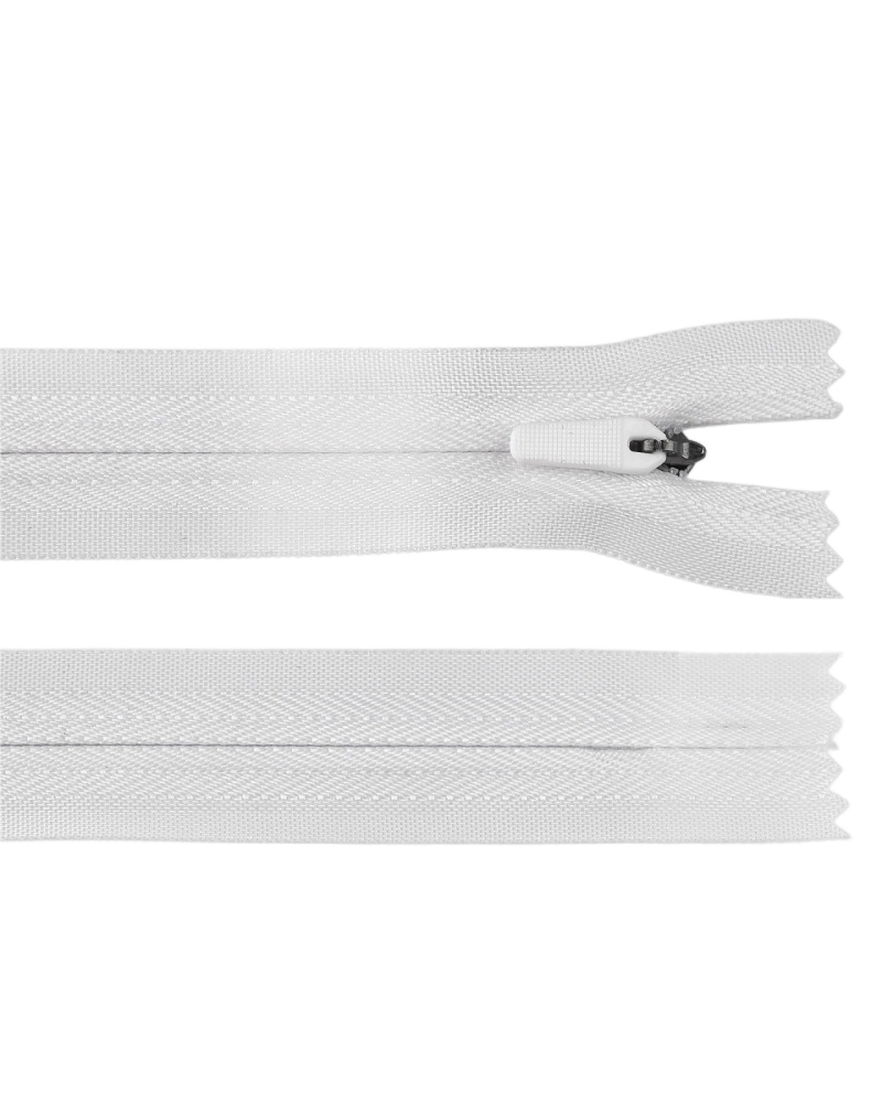 Špirálový zips skrytý No 3 dĺžka 25 cm na outdoorové odevy a doplnky, semi-autolock - 1 ks | Mimib