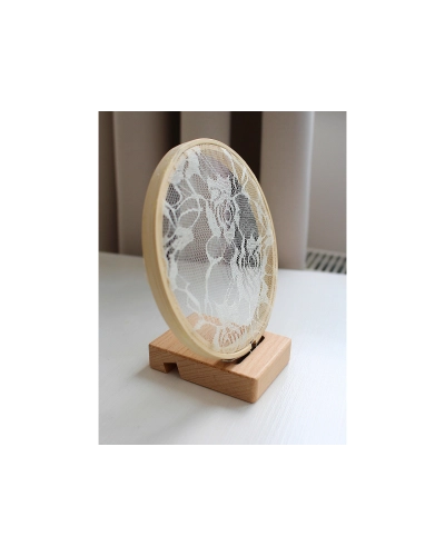 Drevený stojan na kruh obojstranný 6x8 cm - 1 ks | Mimib