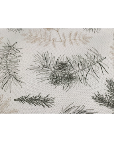 Vianočné prestieranie textilné, obojstranné s jemným lurexom 30x40 cm - 4 ks | Mimib