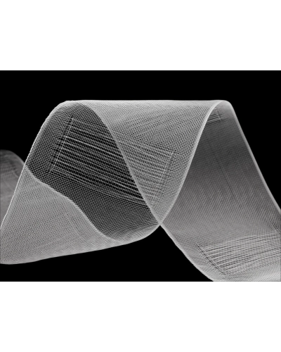 Záclonovka šírka 10 cm s pútkami na navlečenie na tyč - 50 m | Mimib