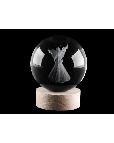 LED svietiaca sklenená guľa Ø10 cm - 1 ks | Mimib