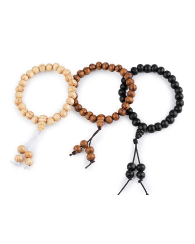 Drevený náramok Japa Mala - 1 ks | Mimib