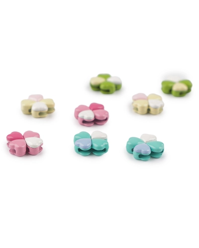 Kovový komponent / prívesok štvorlístok Ø15 mm - 2 ks | Mimib