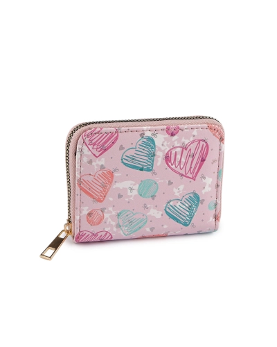 Dievčenská peňaženka srdce 9x11 cm - 1 ks | Mimib