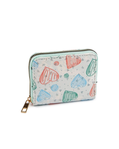 Dievčenská peňaženka srdce 9x11 cm - 1 ks | Mimib