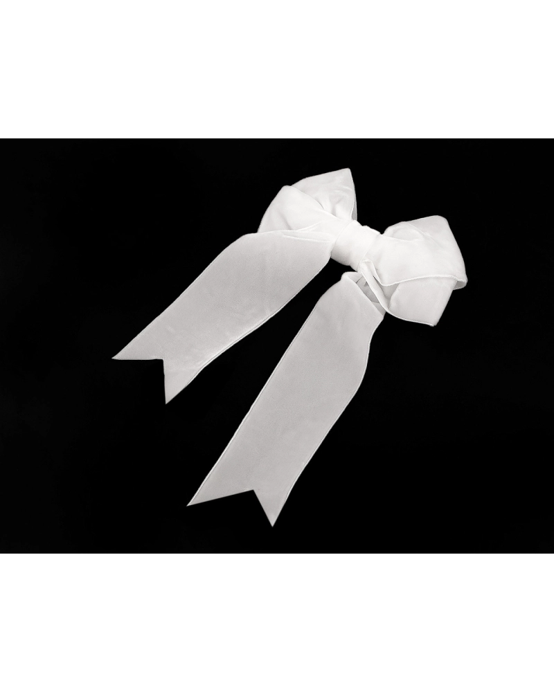 Vianočná mašľa zamatová dvojitá 13x18 cm - 6 ks | Mimib