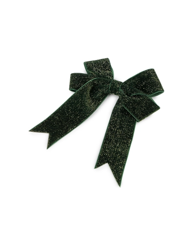 Vianočná mašľa zamatová dvojitá 13x18 cm - 6 ks | Mimib