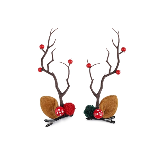 Párty sponky do vlasov vianočné - 1 pár | Mimib