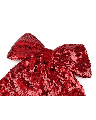 Vianočná mašľa flitrová XXL 30x34 cm - 1 ks | Mimib