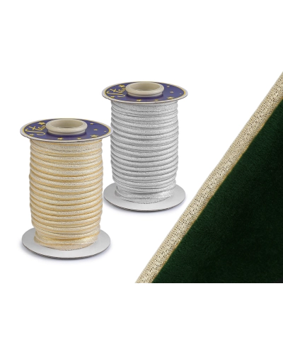 Lurexová paspulka / kéder šírka 10 mm - 22.5 m | Mimib