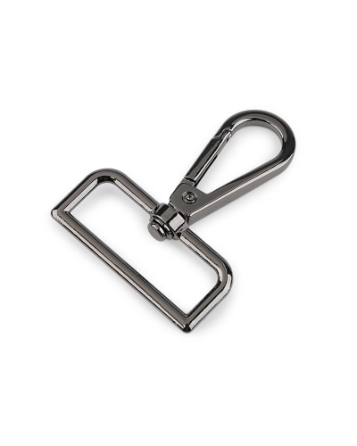 Karabína kovová otočná, prievlak 38 mm - 1 ks | Mimib