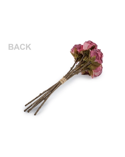 Umelá ruža vintage zväzok - 1 zväzok | Mimib