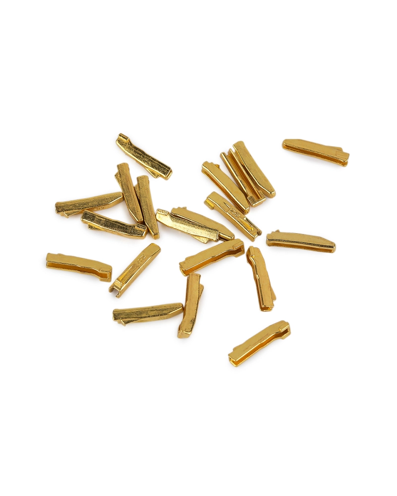 Spodná koncovka na opravu kovového dvojcestného zipsu - 10 sada | Mimib