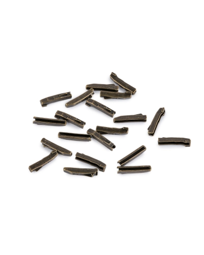 Spodná koncovka na opravu kovového dvojcestného zipsu - 10 sada | Mimib