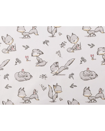 Bavlnená látka / plátno líška - 1 m | Mimib