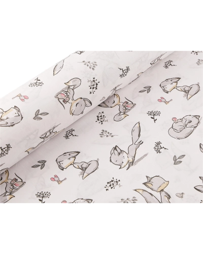 Bavlnená látka / plátno líška - 1 m | Mimib