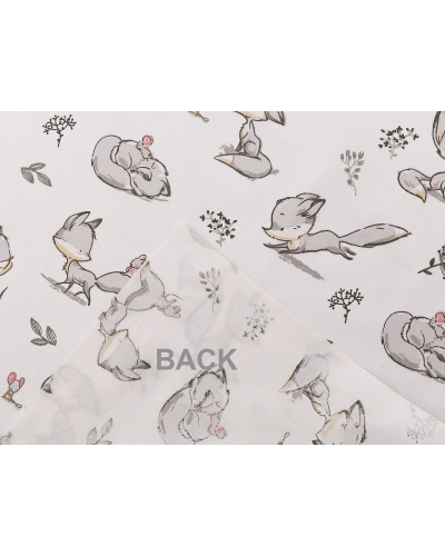 Bavlnená látka / plátno líška - 1 m | Mimib