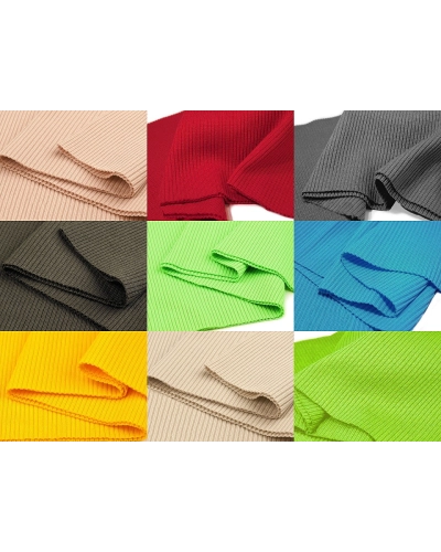 Elastický náplet žebrovaný 15x80 cm | Mimib