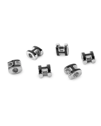 Plastové koráliky s veľkým prievlakom H 10x11 mm - 10 ks | Mimib