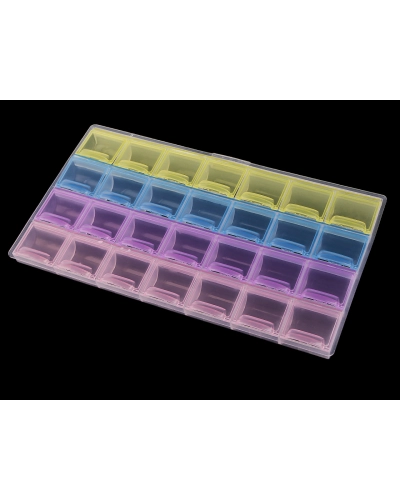 Plastový box / zásobník 12x21, 5x2 cm - 1 ks | Mimib